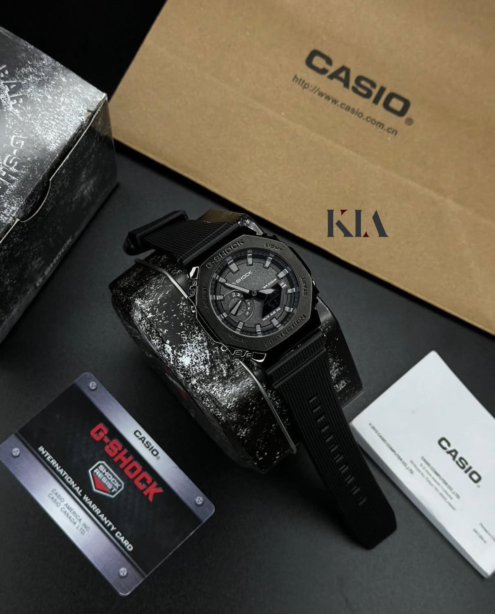 GM 2100 METAL FULLY BLACK WATCH