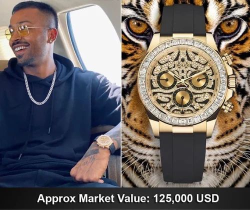 Role_x Tiger Gold Belt Watch